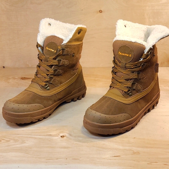 Bearpaw Inka Memory Foam Waterproof Tan Women's Winter Boots - Picture 3 of 9